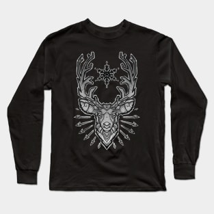 deer head design Long Sleeve T-Shirt